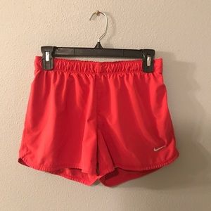 red running shorts